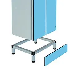 Locker stand plinths