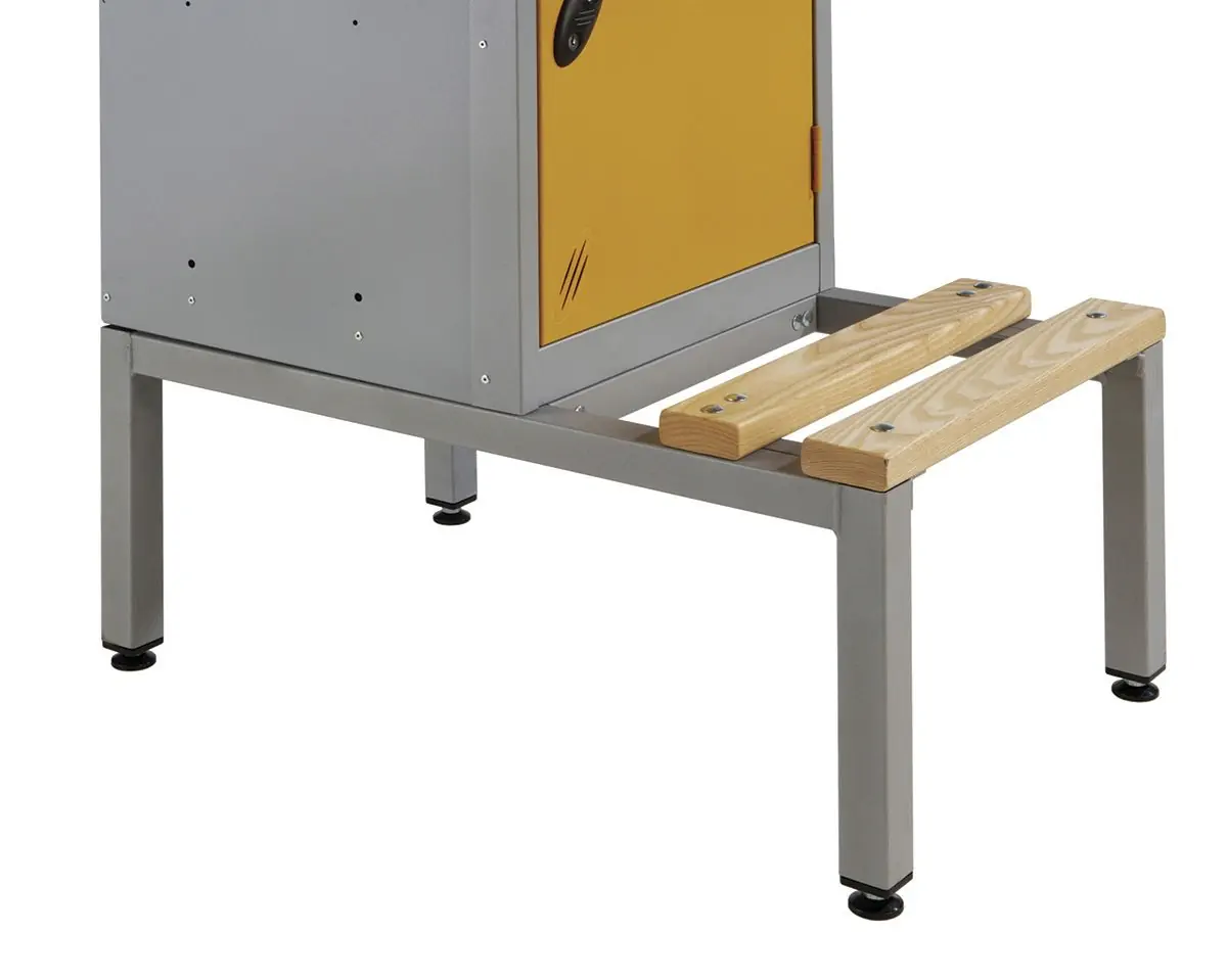 Banco con soporte para taquilla