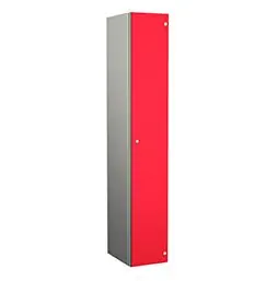 Aluminiun lockers 1 deur