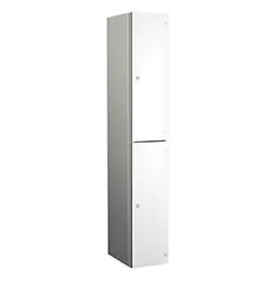 Aluminium locker 2 door | POLYPAL STORAGE SYSTEMS
