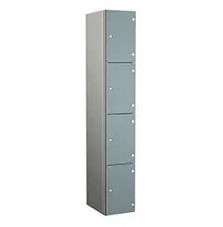 Aluminiun lockers 6 deuren