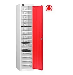 Elektro Fächerschränke / Ladeschränke, 1 Türen – 15 Fächern | POLYPAL STORAGE SYSTEMS