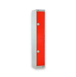 Taquilla metálica estándar de dos puertas | POLYPAL STORAGE SYSTEMS