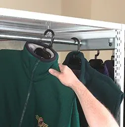 Hanging garment rail