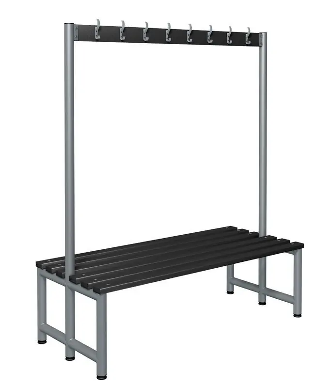 Banco doble con colgadores polímero - POLYPAL STORAGE SYSTEMS