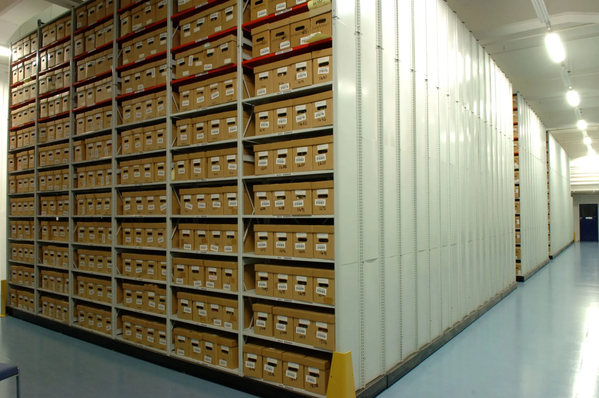 Solución de archivo móvil para el almacenaje de documentación