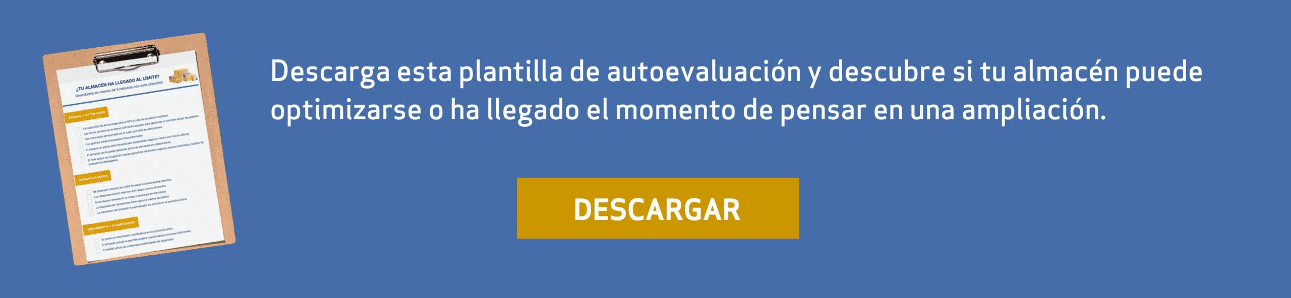 Plantilla autoevaluación almacén I POLYPAL Storage Systems