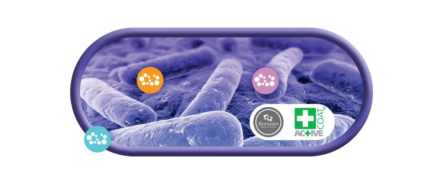 Ontdek de voordelen van producten met antimicrobiële bescherming in de werkruimtes en kleedkamers van uw bedrijf Ontdek de voordelen van producten met antimicrobiële bescherming in de werkruimtes en kleedkamers van uw bedrijf